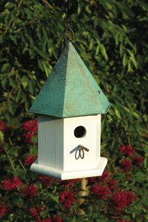 Heartwood Copper Songbird Birdhouse
