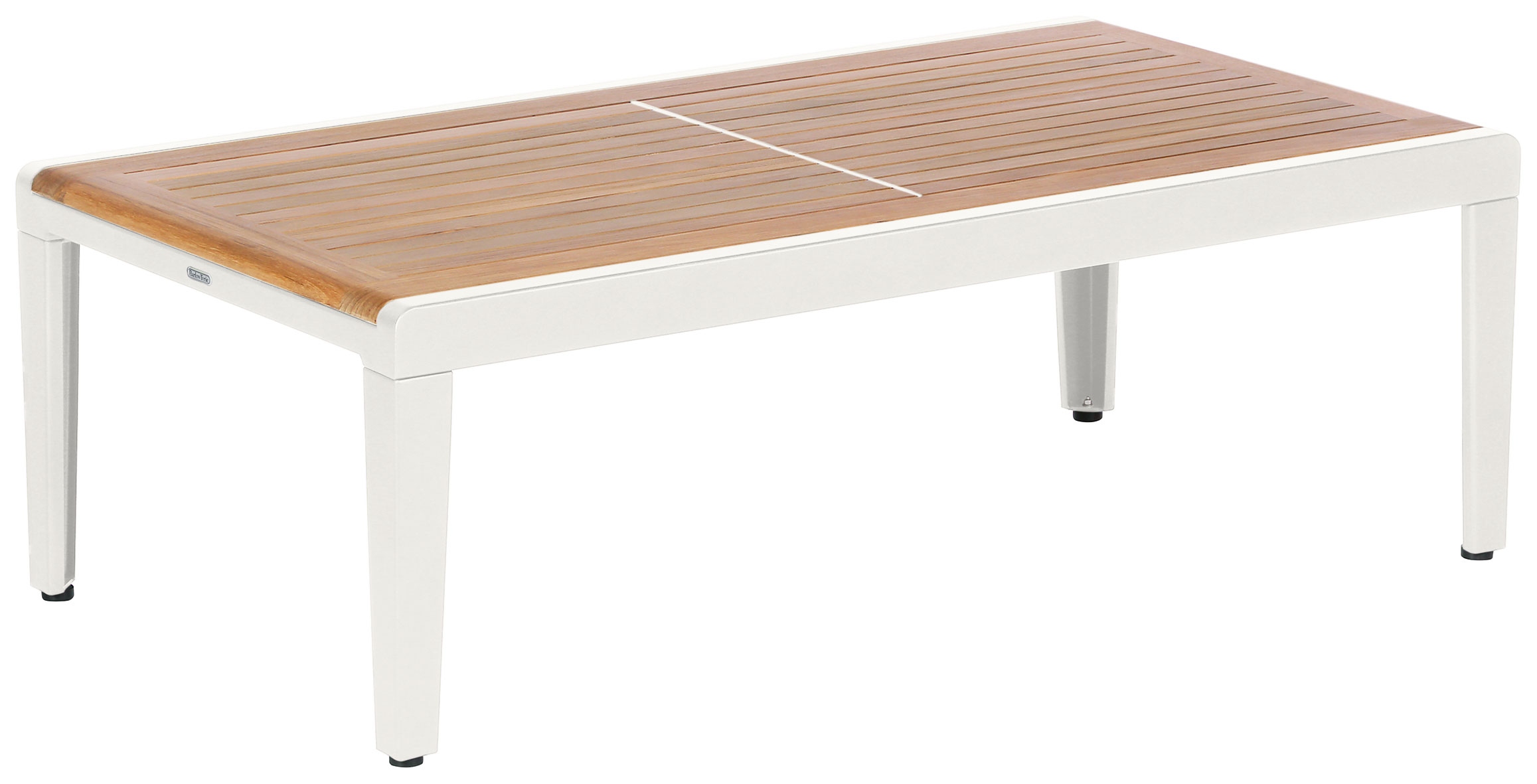 Barlow Tyrie Aura Teak and Aluminum Low Coffee Table 120