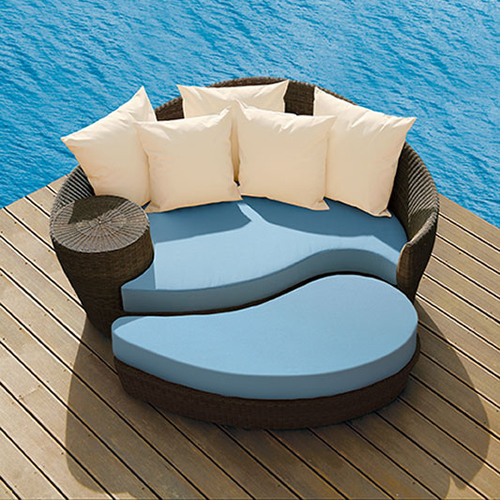 Dune Wicker Daybed Ottoman