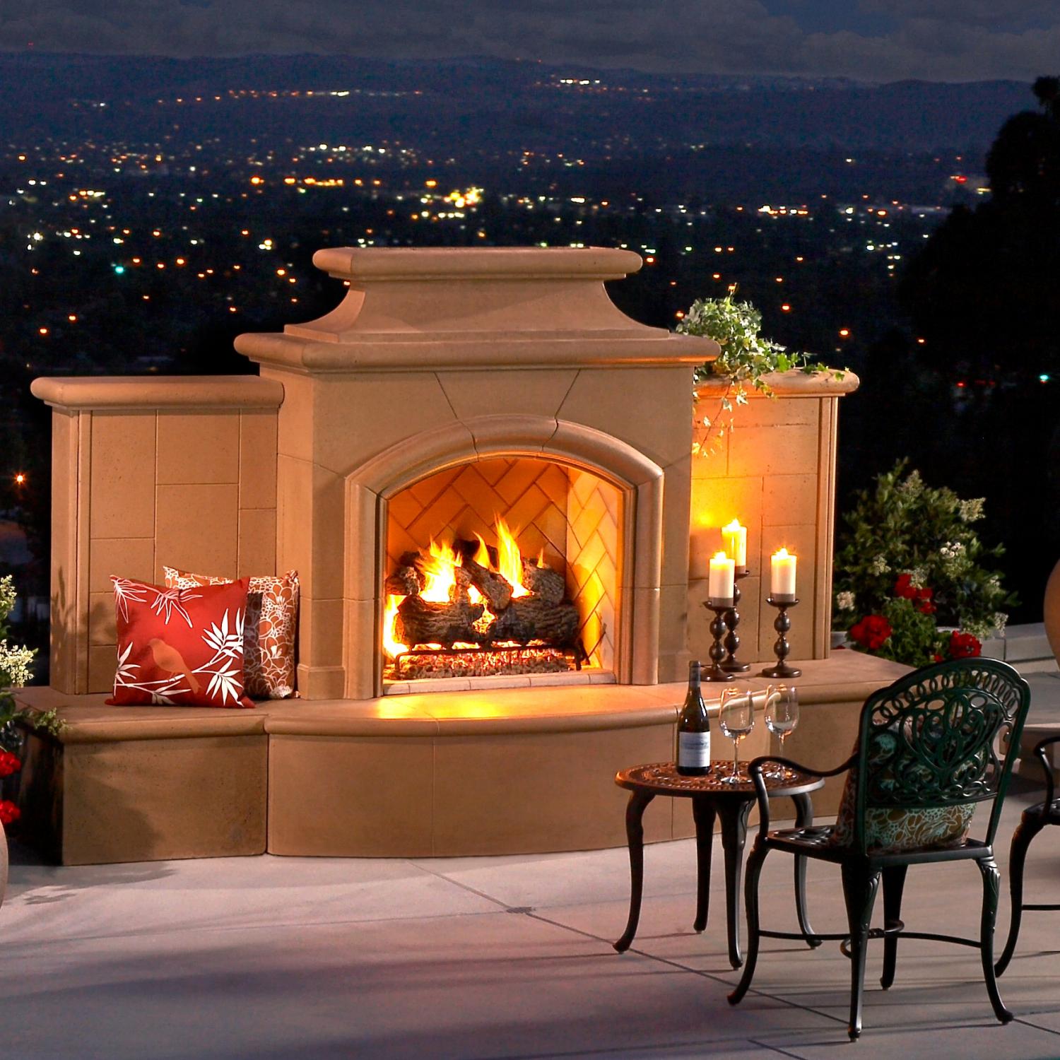 Grand Mariposa Fireplace