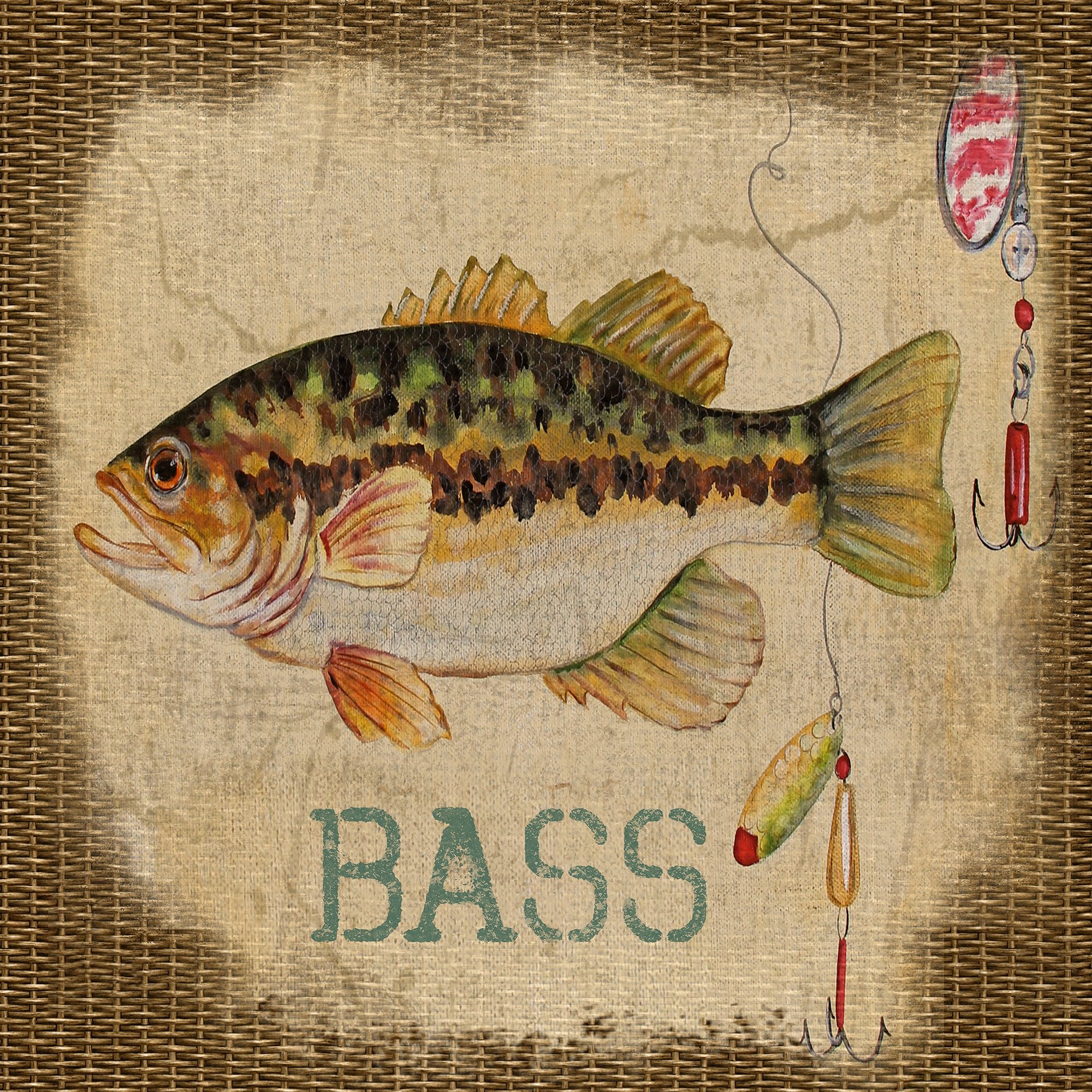 West of the Wind Outdoor Canvas Wall Art - Bass