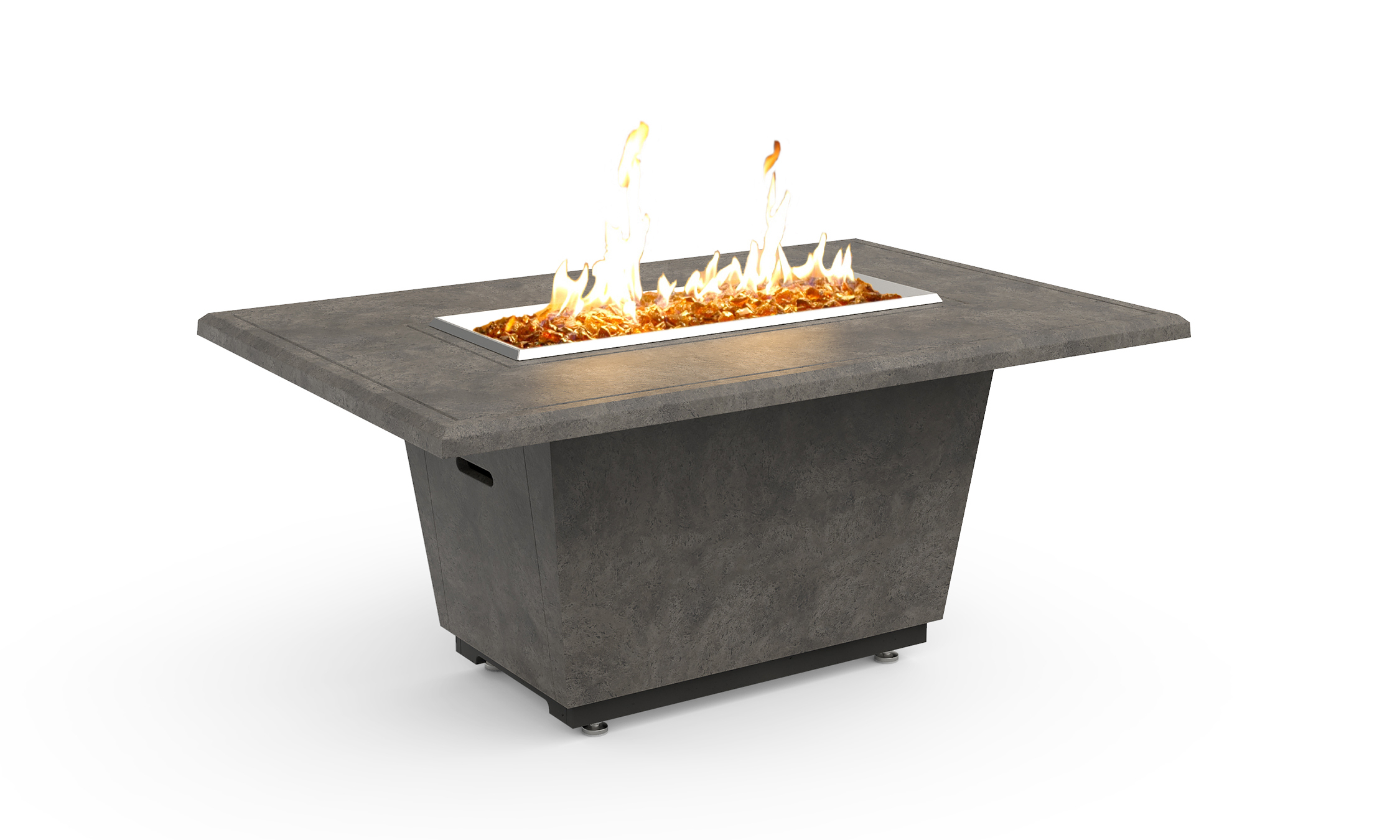 Cosmopolitan Rectangle Fire Pit Table (Textured Finish)