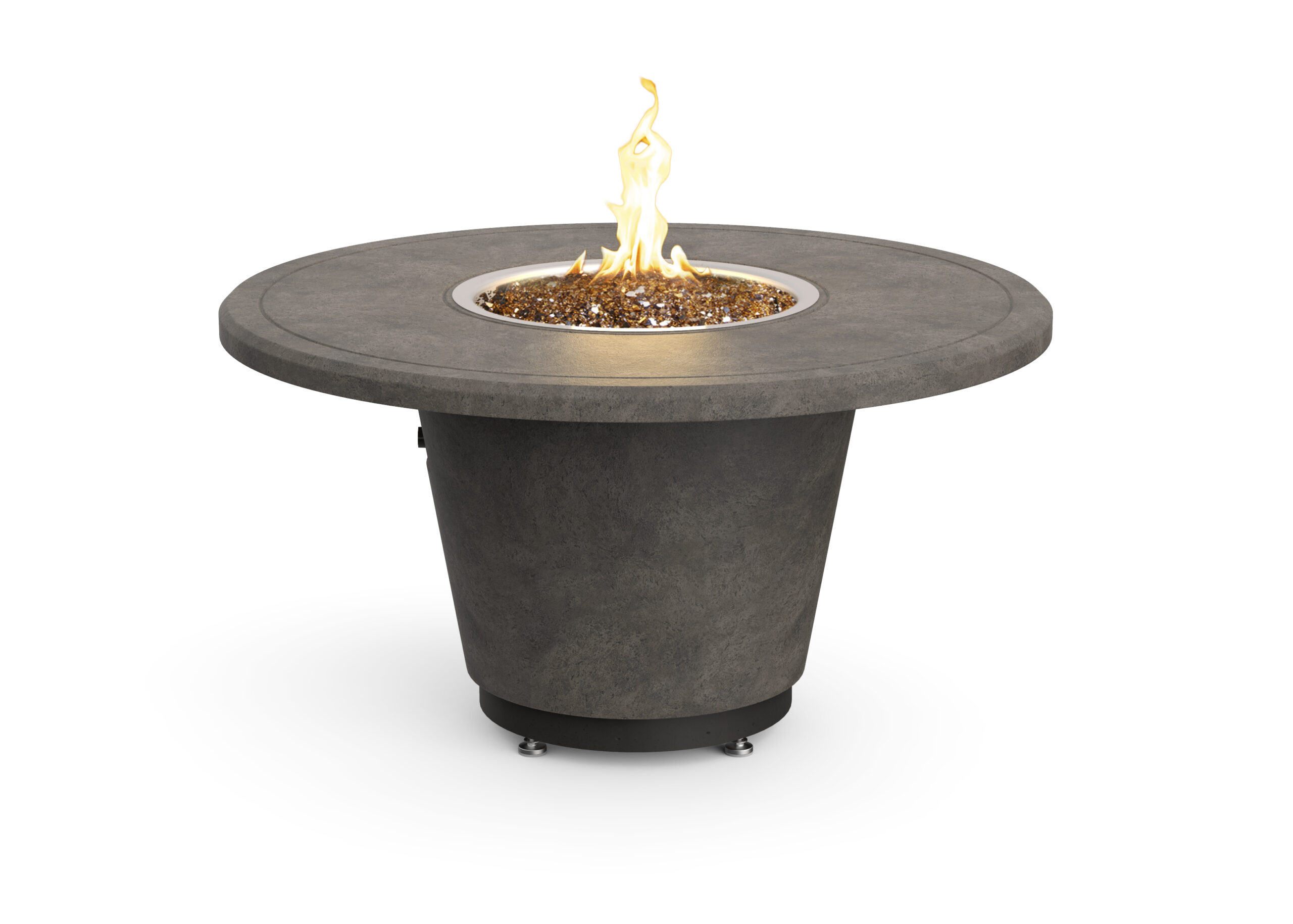 Cosmopolitan Round Fire Pit Table (Textured Finish)