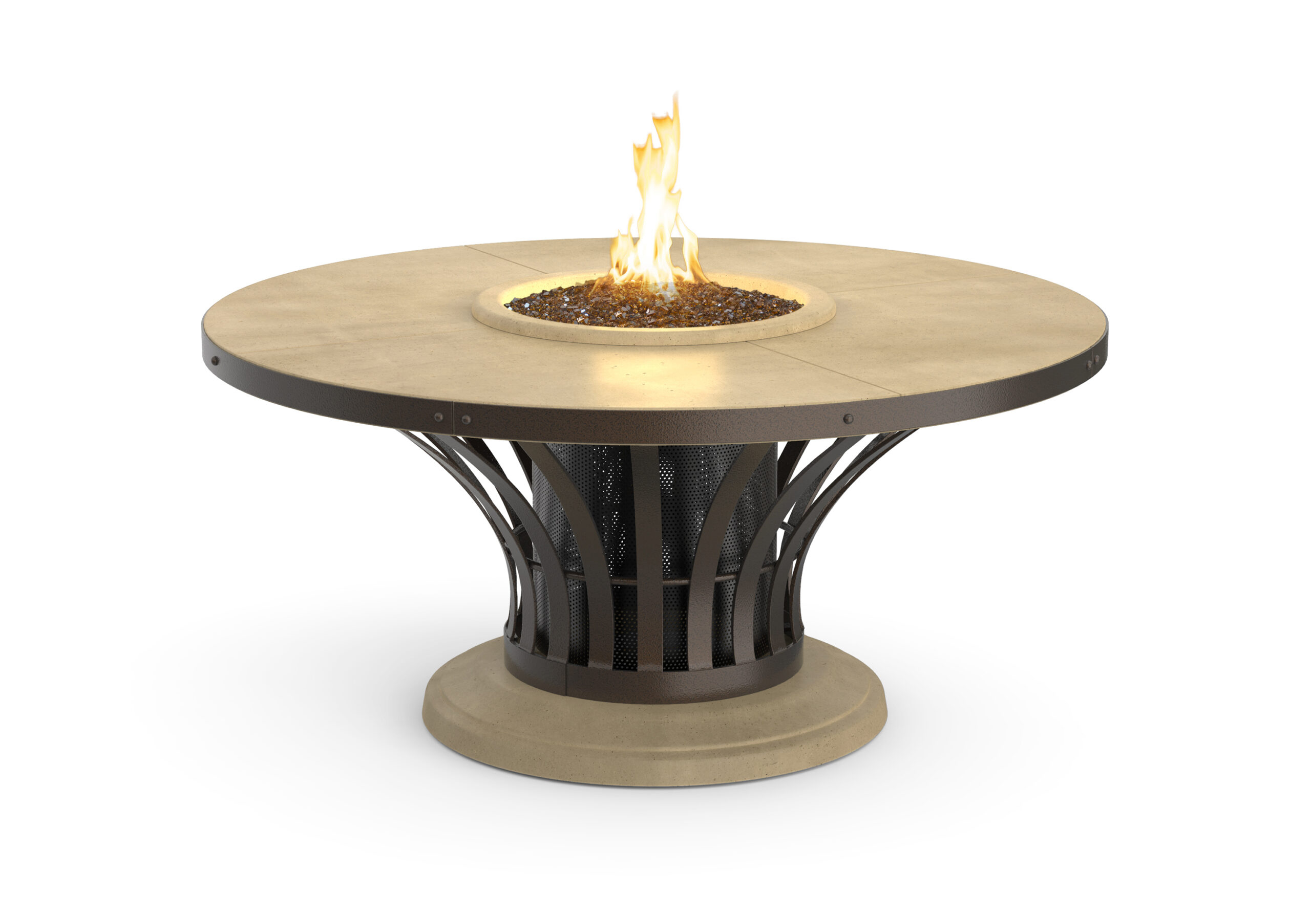 Fiesta Chat Height Fire Pit Table