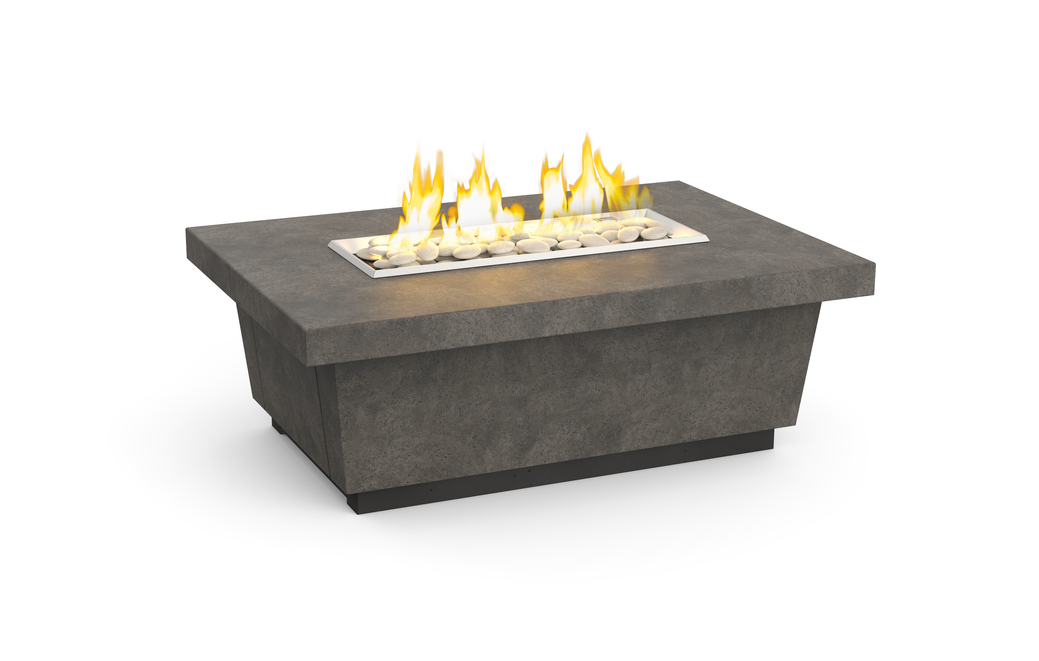 Contempo Textured Finish Fire Table - LP Select with Drawer
