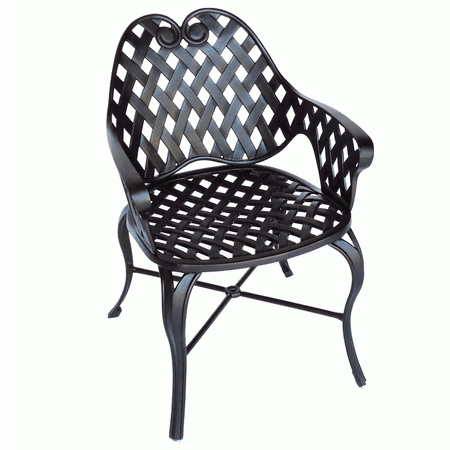 Archweave Cast Aluminum Chair