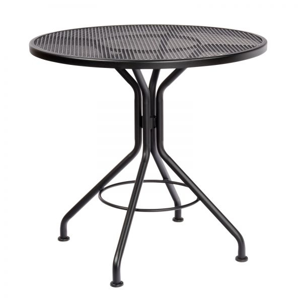 Woodard Mesh Contract Iron 30" Round Bistro Dining Table