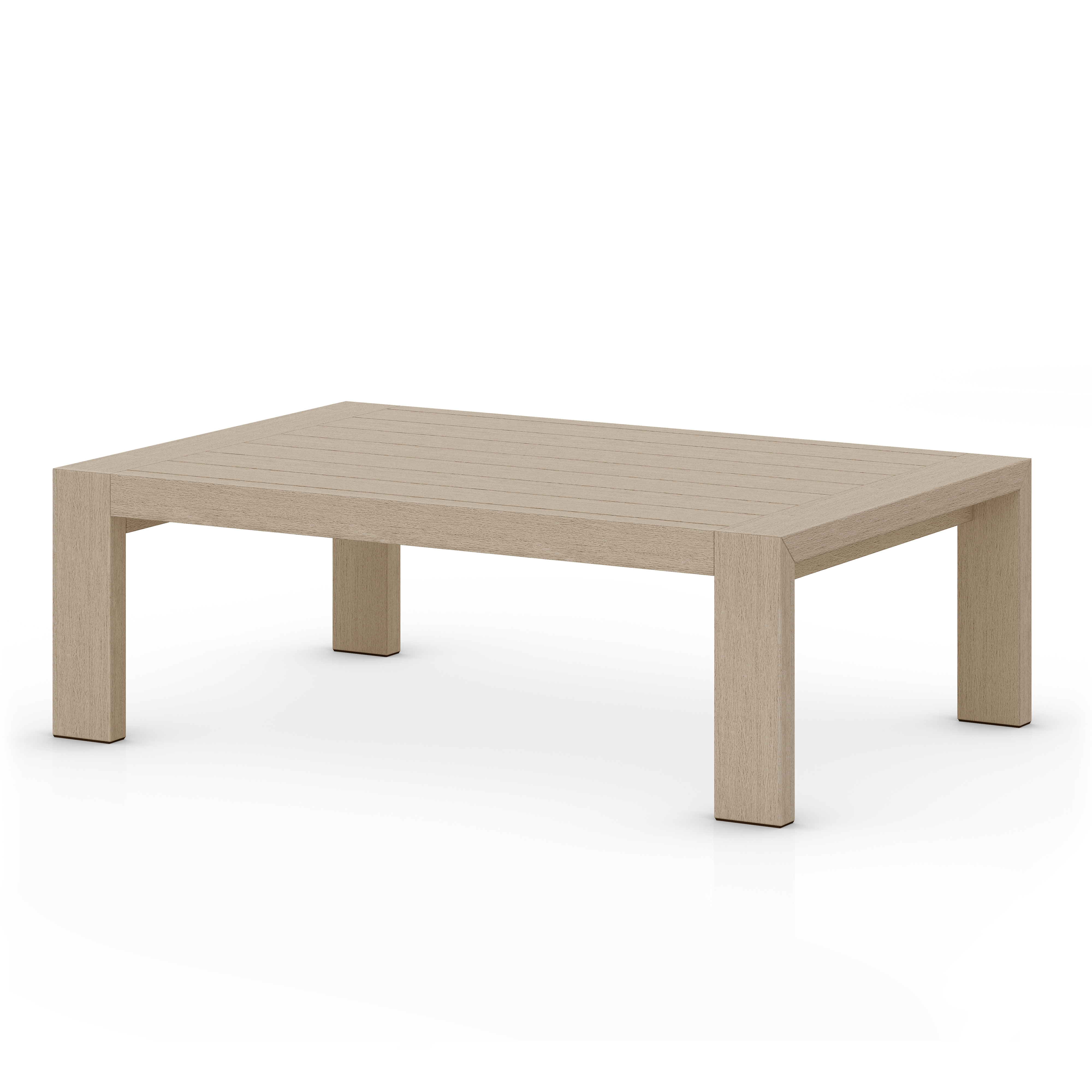 Caro Washed Brown Outdoor Coffee Table