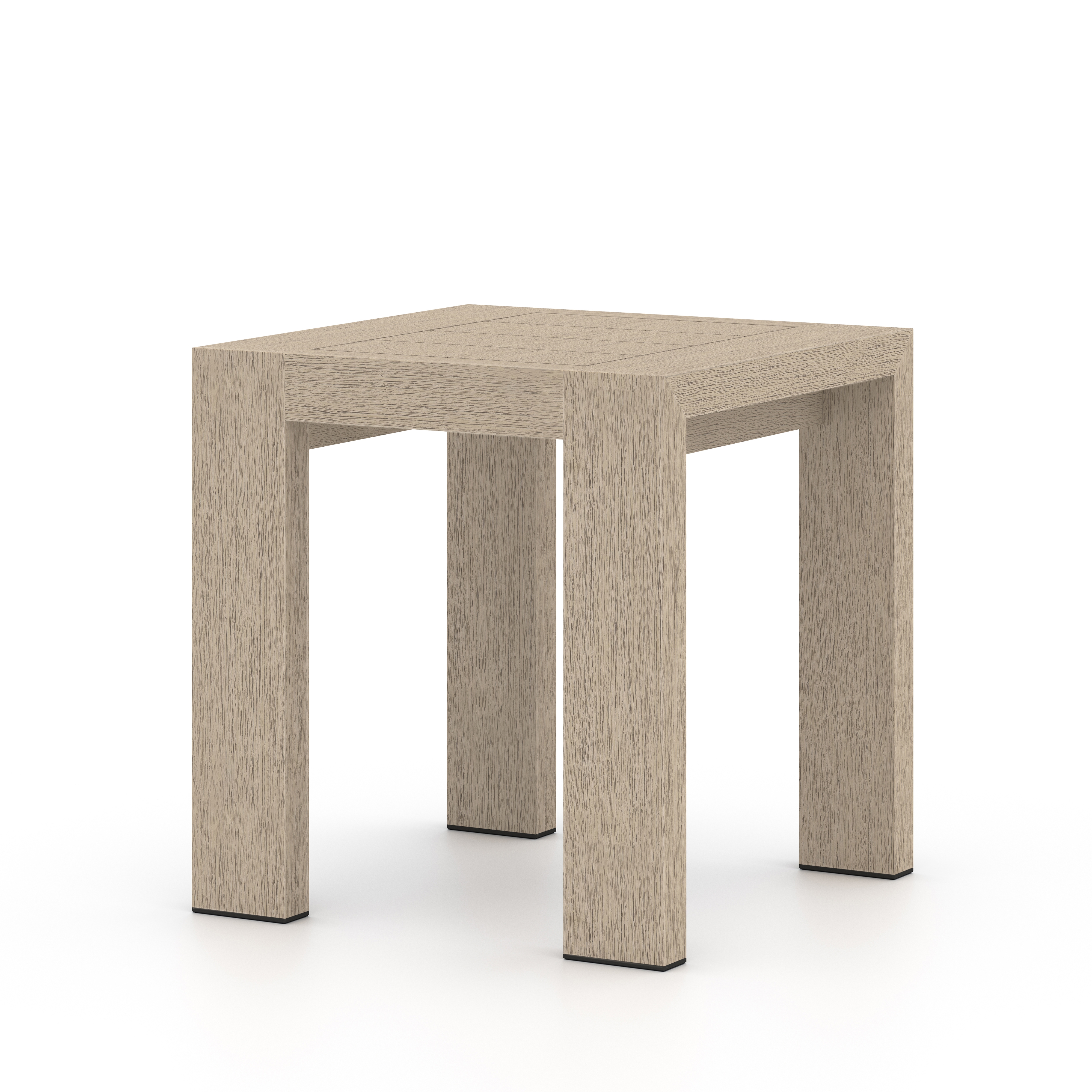Caro Washed Brown Outdoor End Table