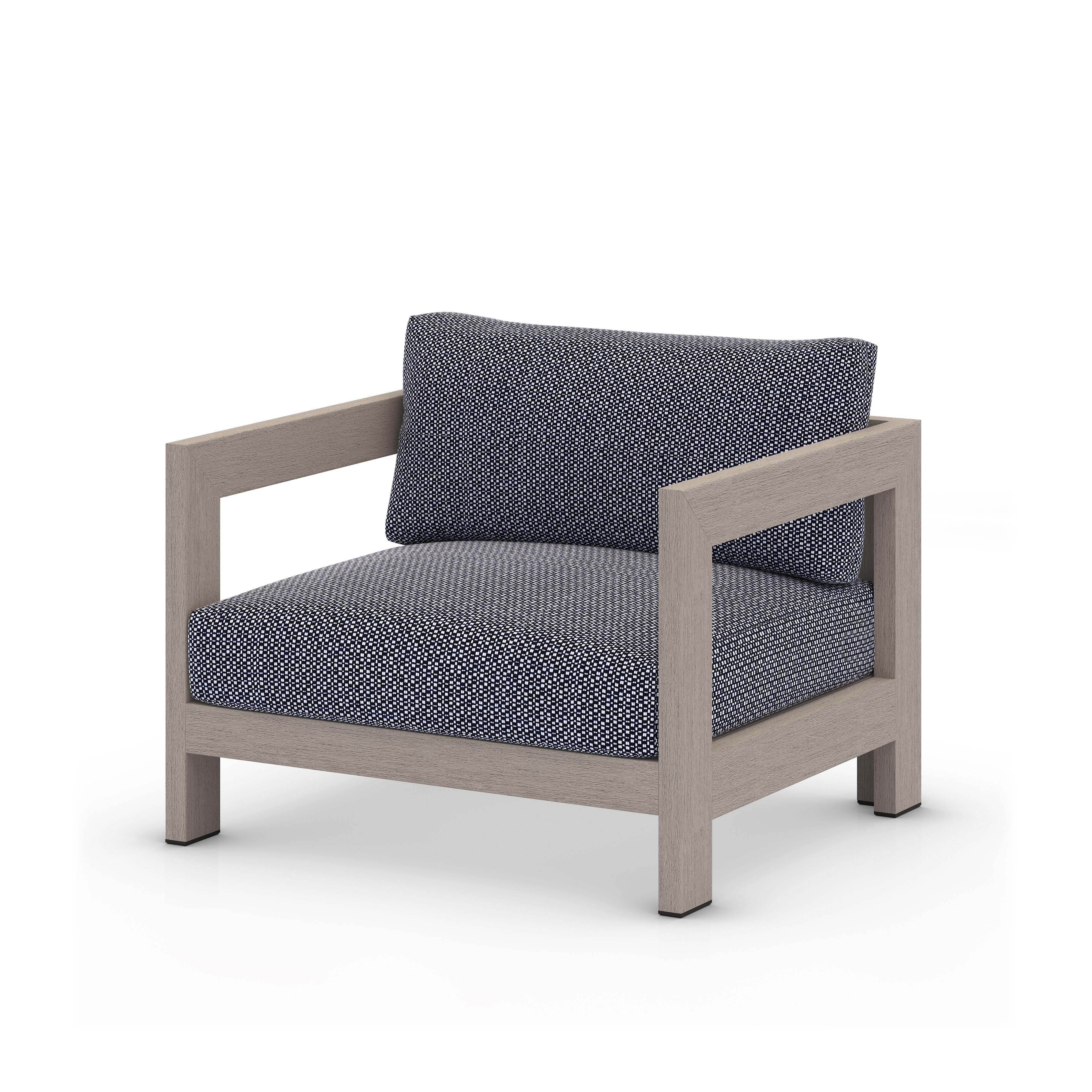 Caro Weathered Gray Outdoor Chair