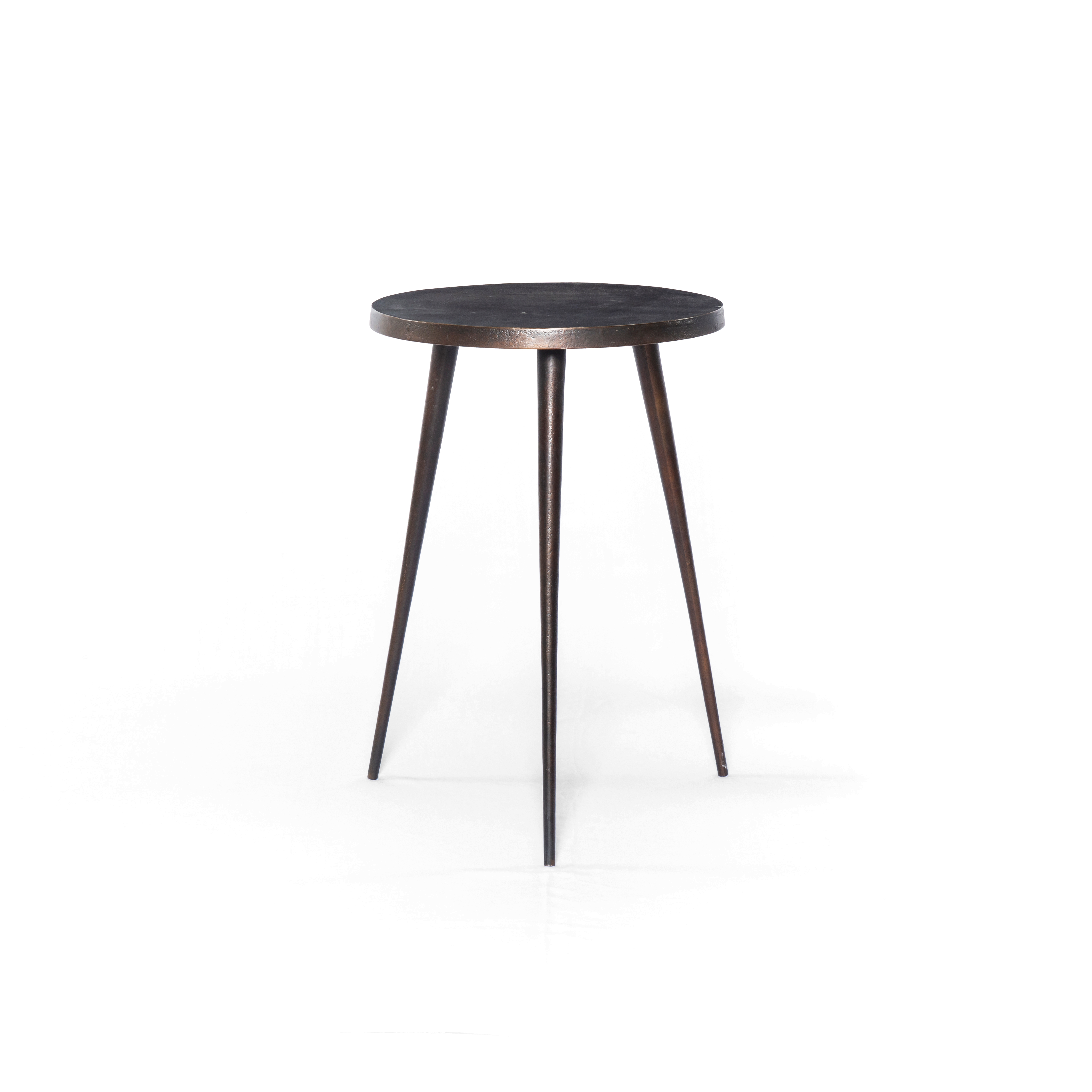 Casted Tripod Aluminum Outdoor End Table