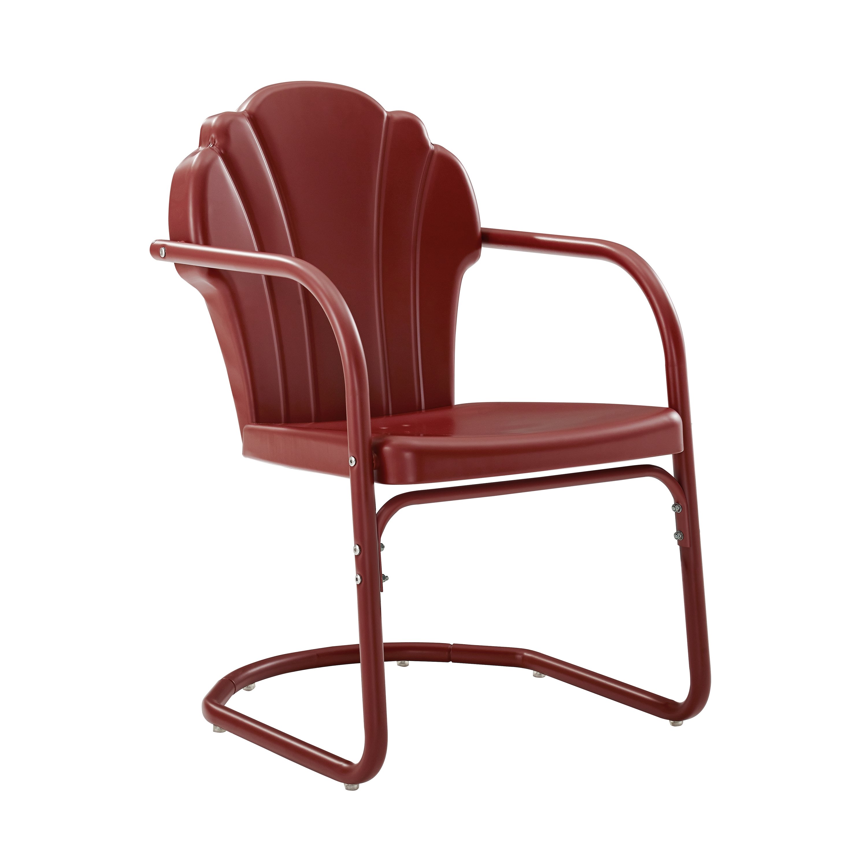 Retro Metal Tulip 2 Piece Outdoor Chair Set