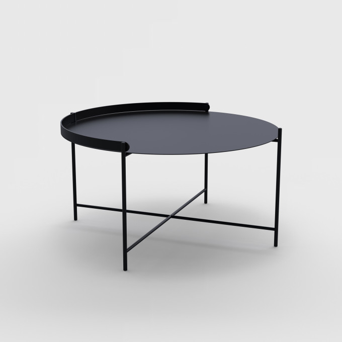 Edge Large Tray Table - Black