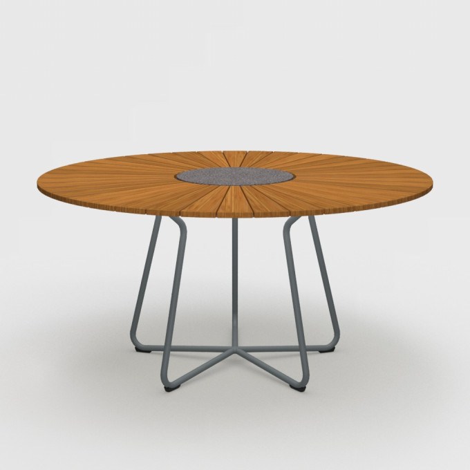 Circle Round 59" Bamboo Dining Table