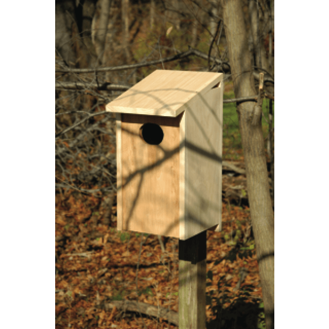 Heartwood Wood Duck Birdhouse - Solid Cypress  by Heartwood