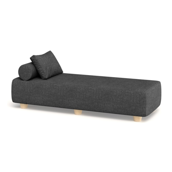 Alvy Outdoor Daybed Sun Lounger - Charcoal