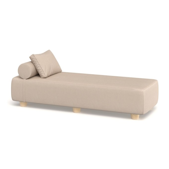 Alvy Outdoor Daybed Sun Lounger - Flax  by Jaxx