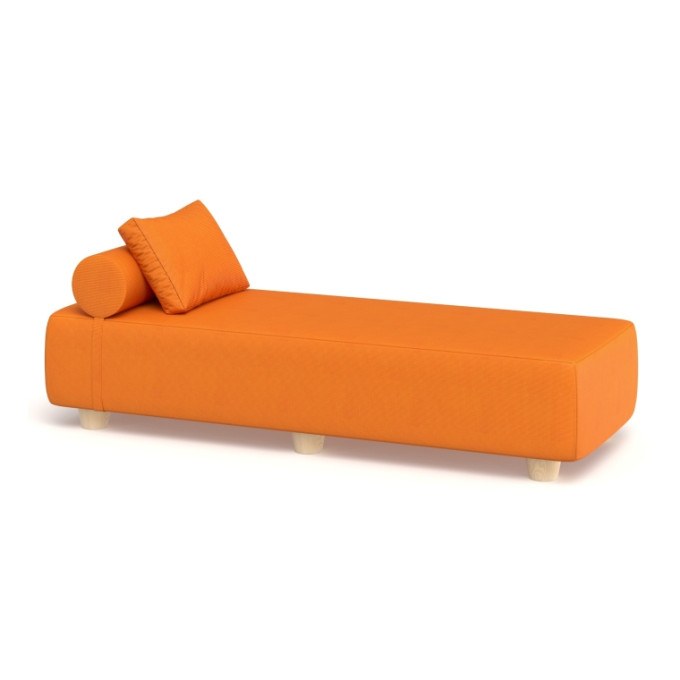 Alvy Outdoor Daybed Sun Lounger - Tangerine