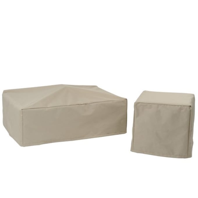 Kingsley Bate Cape Cod and Quogue Deep Seating Ottoman Cover  by Kingsley Bate