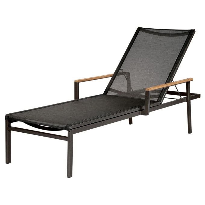Barlow Tyrie Aura Aluminum Sling Chaise Lounge