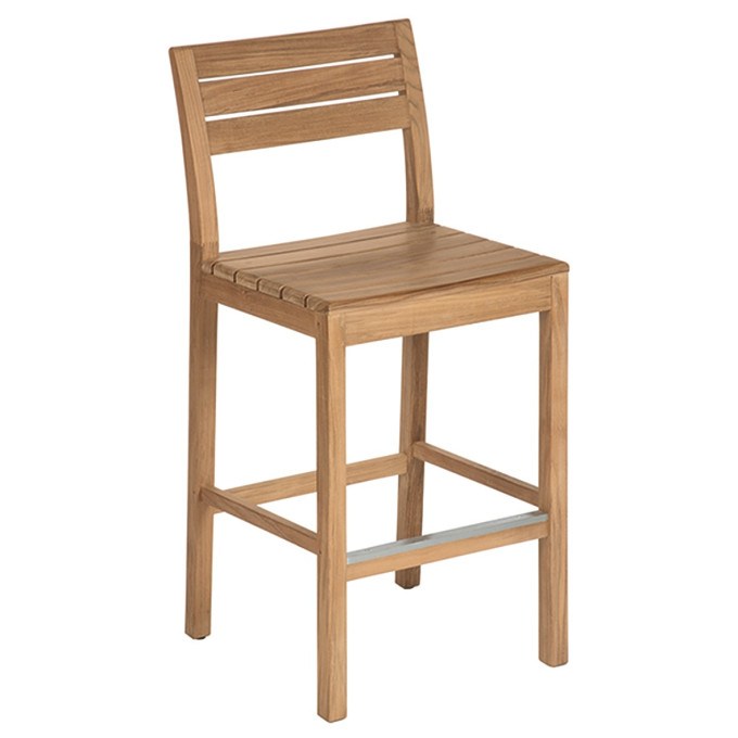 Barlow Tyrie Bermuda Teak High Dining Side Chair