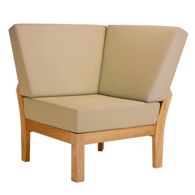 Barlow Tyrie Haven Teak Deep Seating Modular Corner Chair