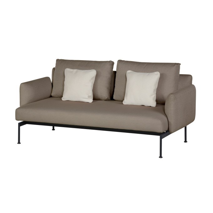 Barlow Tyrie Layout Stainless Steel Deep Seating Double Seat