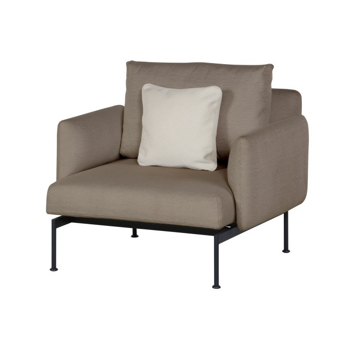 Barlow Tyrie Layout Stainless Steel Deep Seating Single Seat