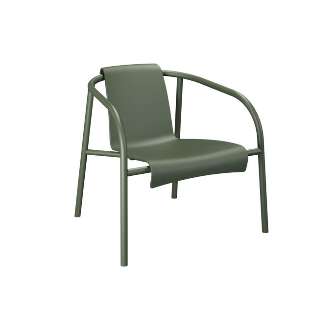 Nami Lounge Chair in Olive Green