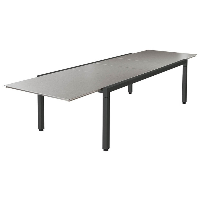 Barlow Tyrie Extending Ceramic Table Cover for Equinox - fully extended, no chairs  by Barlow Tyrie