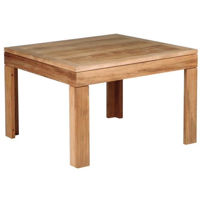 Barlow Tyrie Linear Teak Square Side Table 