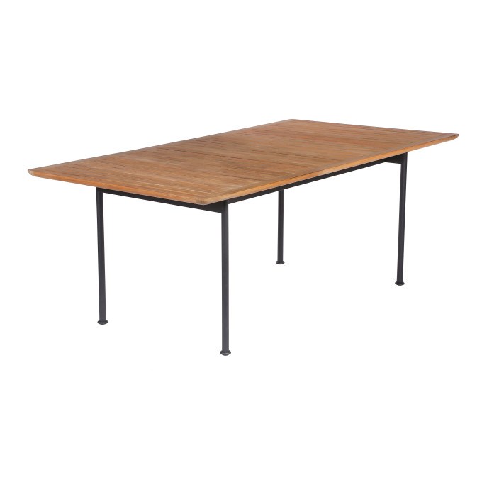 Barlow Tyrie Layout Teak and Stainless Steel Dining Table 200