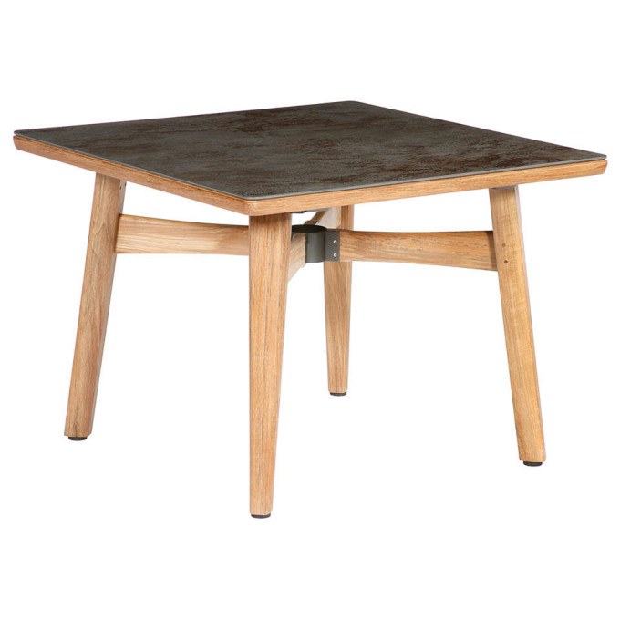 Barlow Tyrie Monterey Teak and Ceramic Square Dining Table