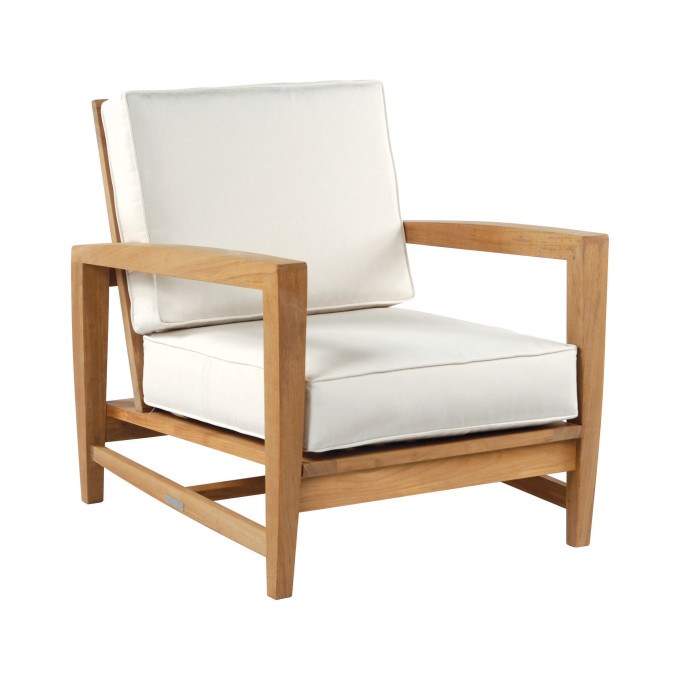 Kingsley Bate Amalfi Teak Deep Seating Lounge Chair