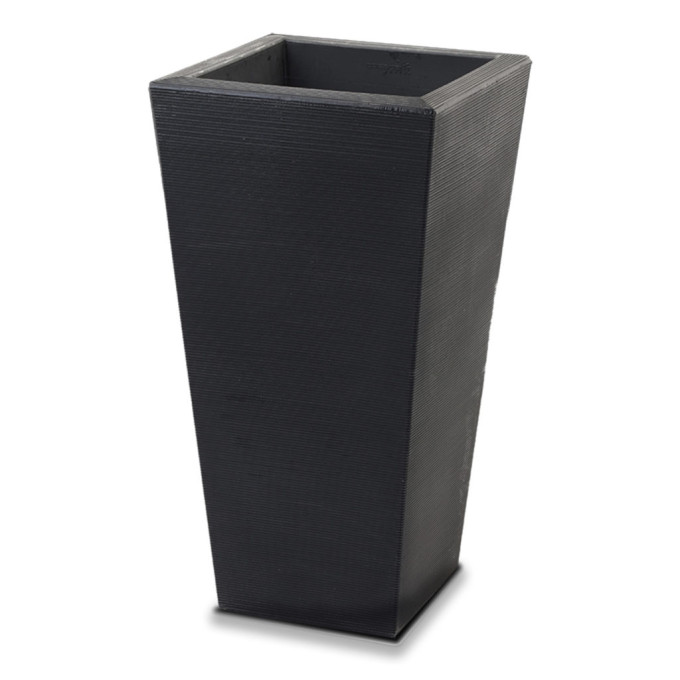 Bowery 13" Tapered Square Planter   by Crescent Garden
