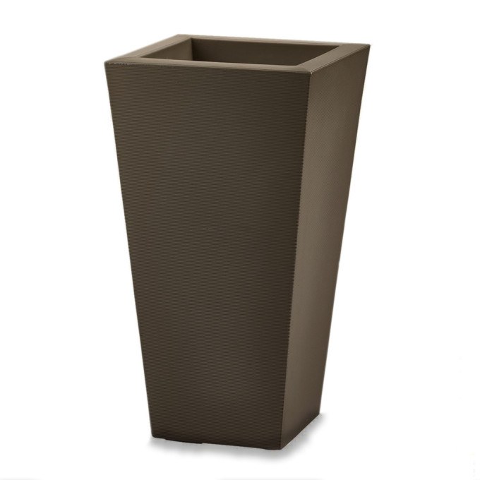 Bowery 17" Tapered Square Planter   by Crescent Garden