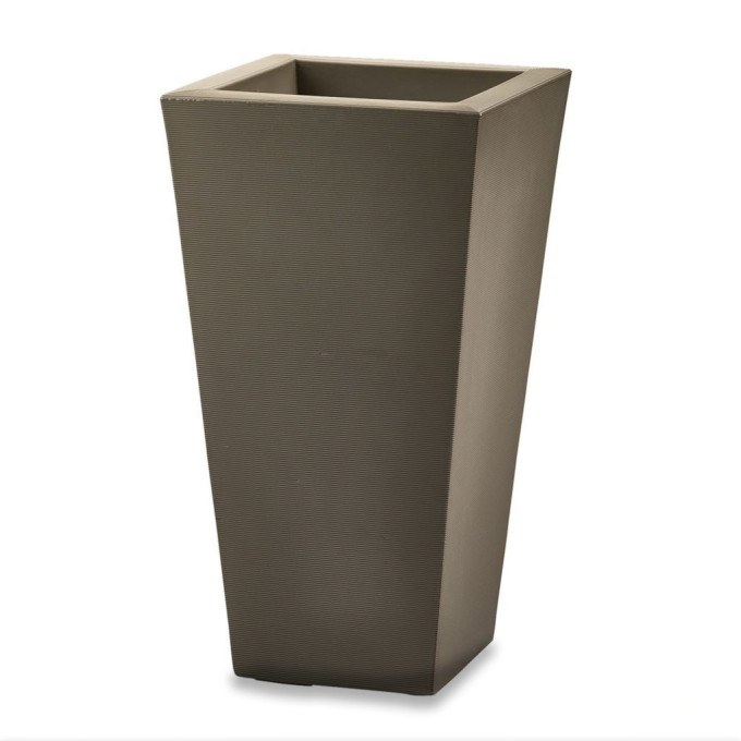 Bowery 22" Tapered Square Planter   by Crescent Garden