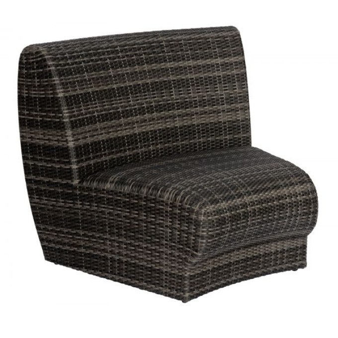 Woodard Genie Curved Armless Lounge Chair