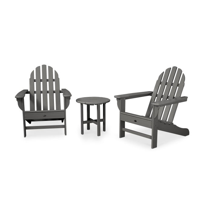 Trex® Outdoor Furniture™ Cape Cod Adirondack Chairs with Side Table Ensemble  by Trex Outdoor Furniture