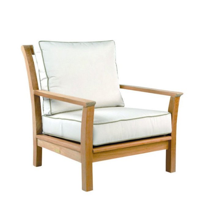 Kingsley Bate Chelsea Teak Deep Seating Lounge Chair 