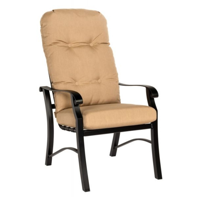 Woodard Cortland Aluminum High-Back Dining Chair  by Woodard