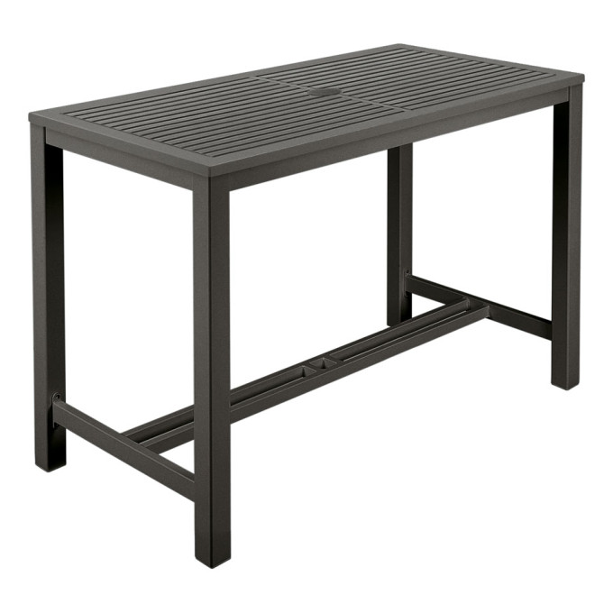 Barlow Tyrie Aura Counter Height Aluminum Table 140  by Barlow Tyrie