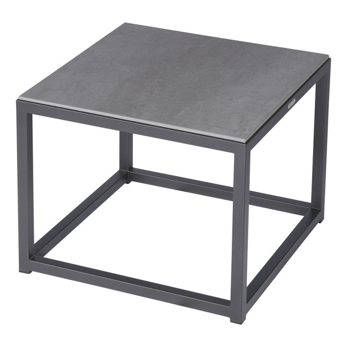 Barlow Tyrie Equinox Stainless Steel Low Side Table 50  by Barlow Tyrie