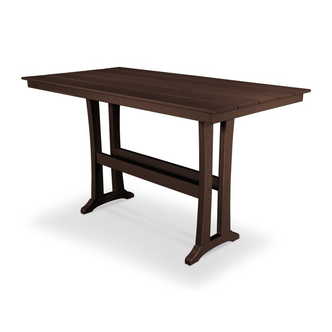 Trex® Outdoor Furniture™ Farmhouse Trestle 72" x 37" Bar Table  by Trex Outdoor Furniture