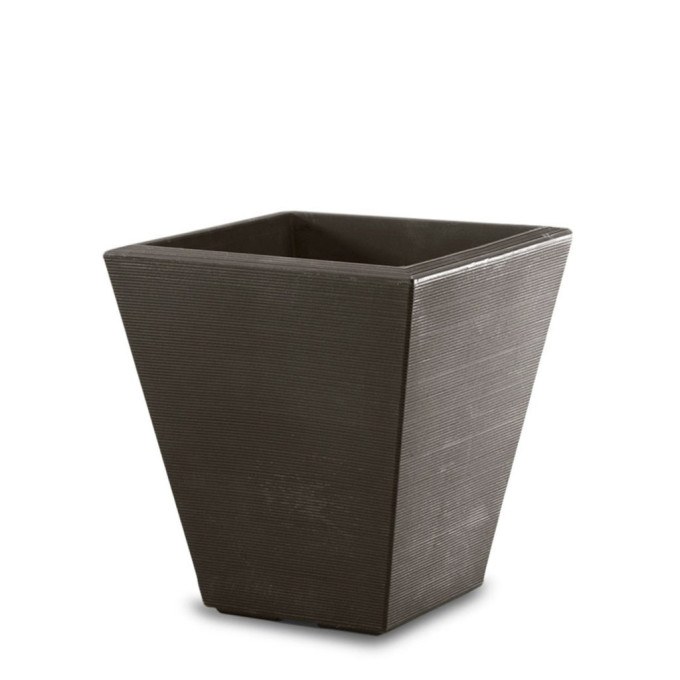 Gramercy Square Planter 16" Tall  by Crescent Garden