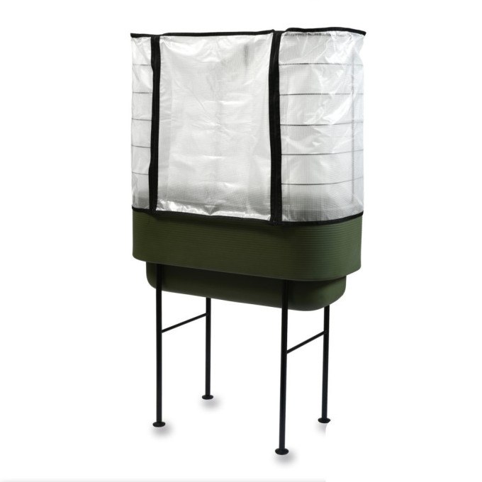 Nest Planter Clear Greenhouse Cover  by Crescent Garden