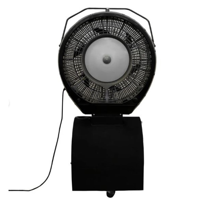 Hurricane Shorty Misting Fan with 18 Gallon Reservoir - Black