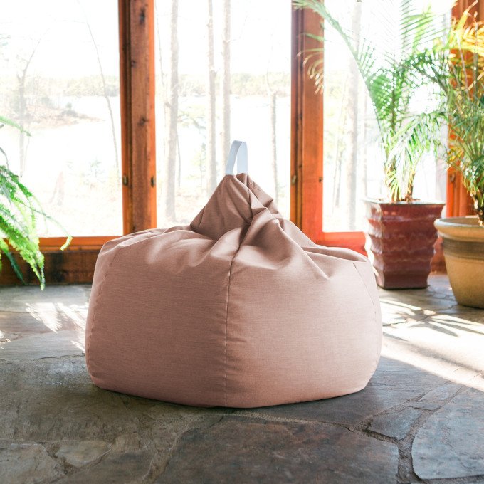 Kiss Outdoor Patio Bean Bag Chair - Petal
