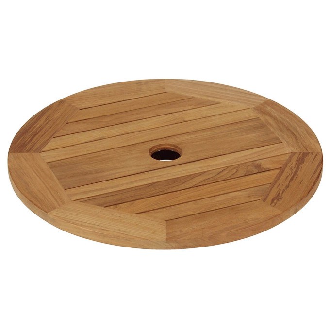 Barlow Tyrie Drummond Teak 29" Lazy Susan For 59"  Dining Table  by Barlow Tyrie