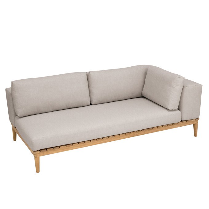Kingsley Bate Lotus Sectional Settee with Right Corner  by Kingsley Bate